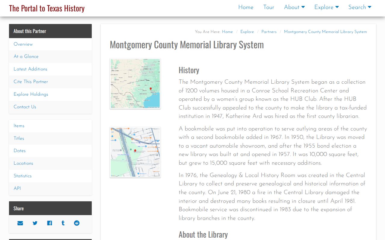 Montgomery County city directory companion collection at Portal to Texas History