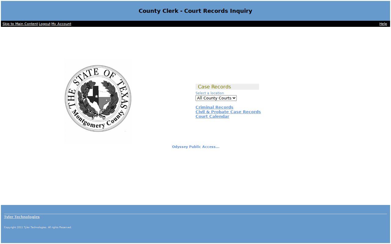 Montgomery County residents directory court search