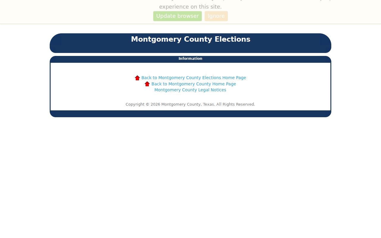Montgomery County resident lookup voter status result